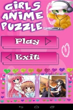 Girls Cartoon Puzzle游戏截图4