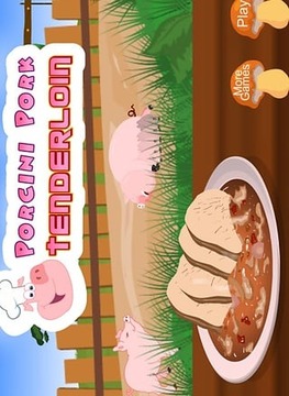 疯狂的厨师 - 牛肝菌猪肉游戏截图3