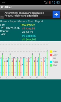 GolfCard高爾夫計分卡游戏截图5