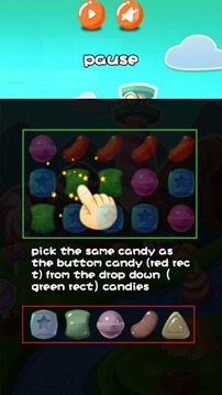 糖果收集游戏截图1