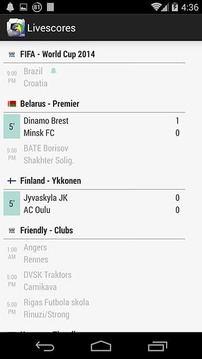 Soccer Live Scores游戏截图2