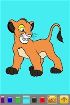 Lion King Coloring for Kids游戏截图1