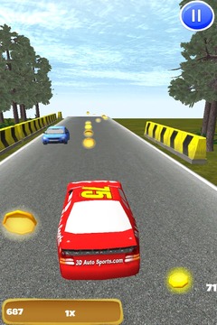 库存车赛道：3D赛车游戏截图1