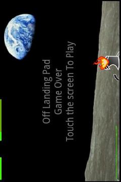 Touch and Tilt Moon Lander游戏截图2