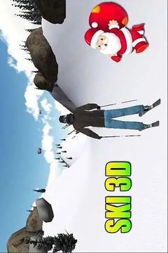 滑雪3D - 聖誕節挑戰游戏截图4