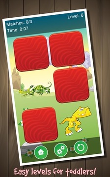 恐龙记忆游戏的孩子游戏截图2