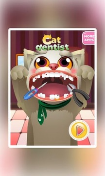 猫咪牙齿治疗游戏截图1