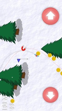 滑雪比赛游戏截图1