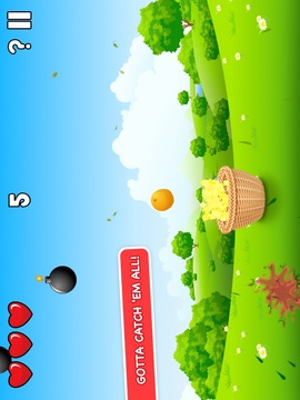 Circus Basket Fruit Catcher游戏截图1