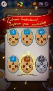 Spell Cafe World Chef Serving - Letterbox Puzzles游戏截图2