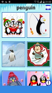 圣诞企鹅拼图游戏截图2