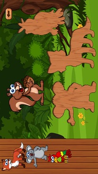 丛林拼图 Jungle Puzzles & Game for kids游戏截图2