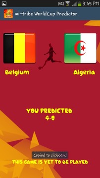 wi-tribe WorldCup Predictor游戏截图3