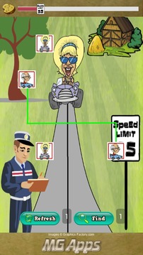 Funny Car Drivers Match游戏截图4