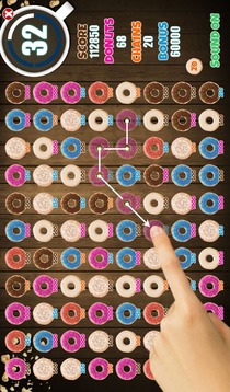 FREE Donut Swipe Match 3 Game游戏截图3