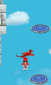 Flying red rangers jump game游戏截图3