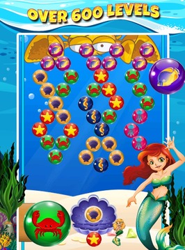 Bubble Dash: Mermaid Adventure游戏截图3