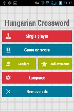 Hungarian Crossword游戏截图1