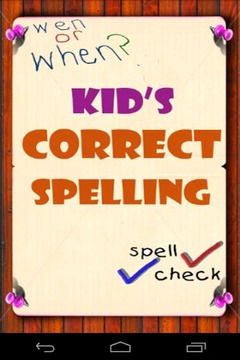 Kids Correct Spelling游戏截图1