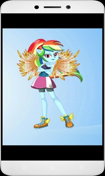 Dress Up Rainbow Dash MLPEGame游戏截图1