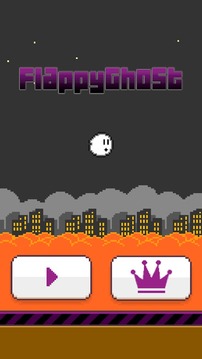 Flappy Ghost: A Retro Tap Game游戏截图1