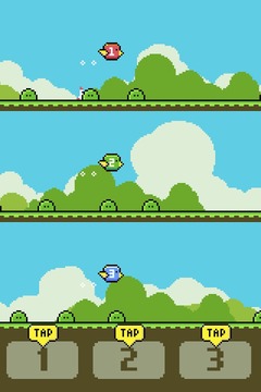 Flappy 3 - One Two Threes游戏截图2