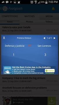 Footgoals: Football Live Score游戏截图1