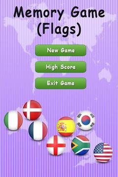 Memory Game - Flags游戏截图1