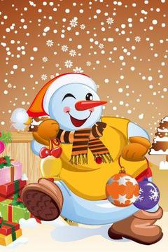 Funny Snowman Dress Up游戏截图2