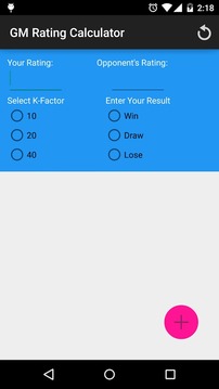GM Rating Calculator游戏截图1