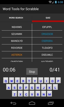 Scrabble Dictionary & Quiz游戏截图2