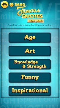 Famous Quotes Scramble游戏截图2