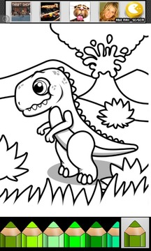 Coloring Board Dinosaurus HD游戏截图3