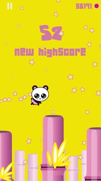 Kawaii Panda Bounce游戏截图3