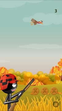 Stickman Turkey Hunter Free游戏截图5
