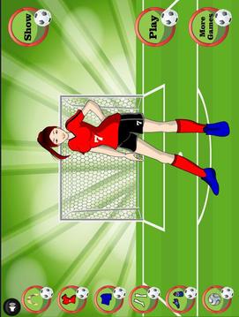 Girl Footballer Dressup游戏截图5