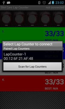 Slot Cars Lap Counter游戏截图1