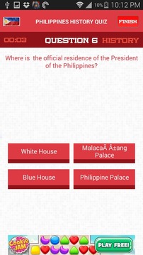 Philippines history quiz游戏截图3