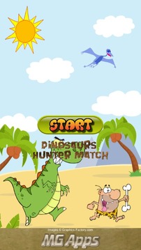 Dinosaurs Hunter Match游戏截图1