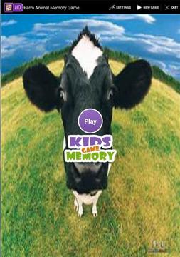 Farm Animal Memory Game游戏截图1