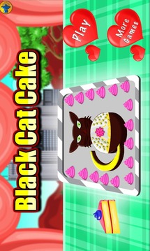 Cooking Game Black Cat Cake游戏截图3