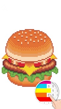 Pixel Art number coloring : pixelpanda coloring游戏截图2