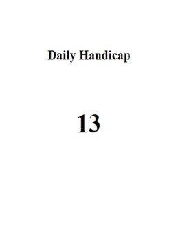 Aust Daily Handicap Calculator游戏截图3