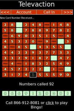 Phone Number Bingo游戏截图1