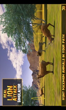 Real Lion Attack Simulator 3D游戏截图3