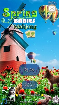 Hidden Mahjong: Spring Babies游戏截图2