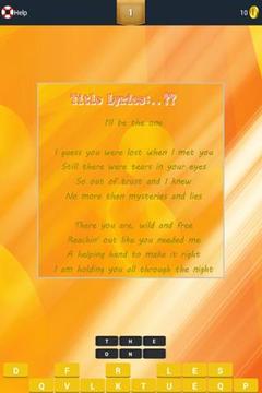 Guess Lyrics: Backstreet Boys游戏截图3