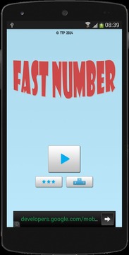 Fast Number - How fast you are游戏截图1