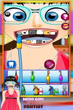 Nerd Girl At Dentist游戏截图5