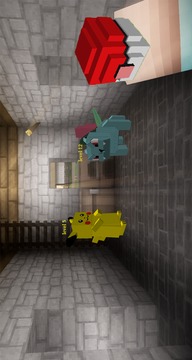 Cube pixel Pixelmon village: Craft & build now II游戏截图1